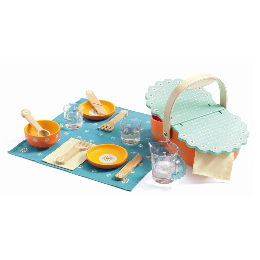 Picnickurv med lækkerier