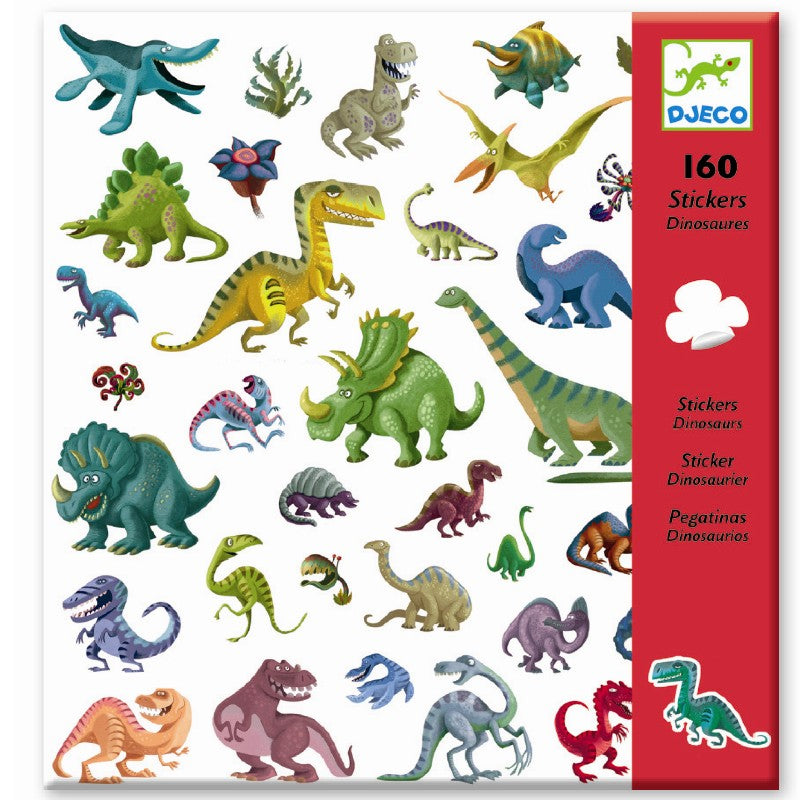 Klistermærkepakke - Dinoer