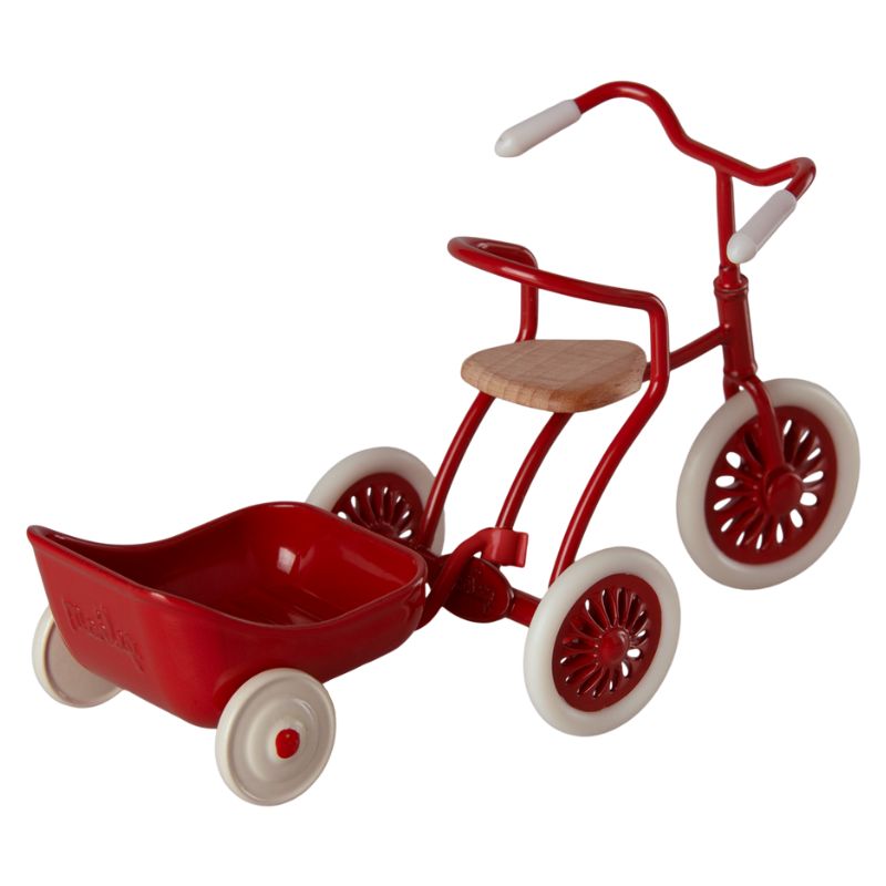 Vogn til cykel rød