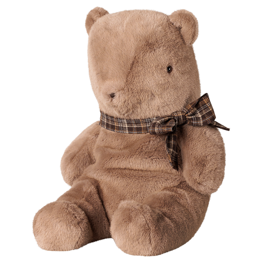 Teddy bear plush stor - mørk mushroom