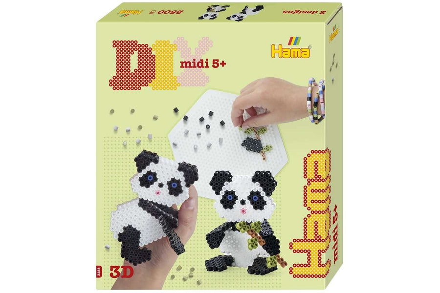 Midi gaveæske - 3D panda 3258