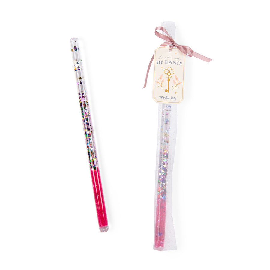 Tryllestav - Vendbar med glimmer - Pink