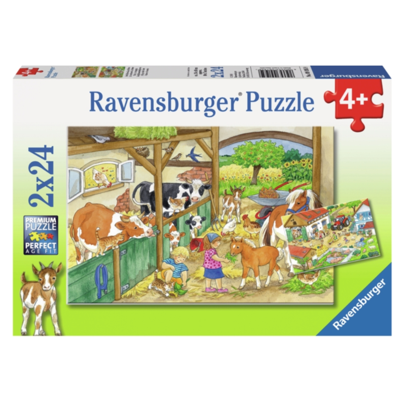 Puslespil 2x24 - Arbejde på gården