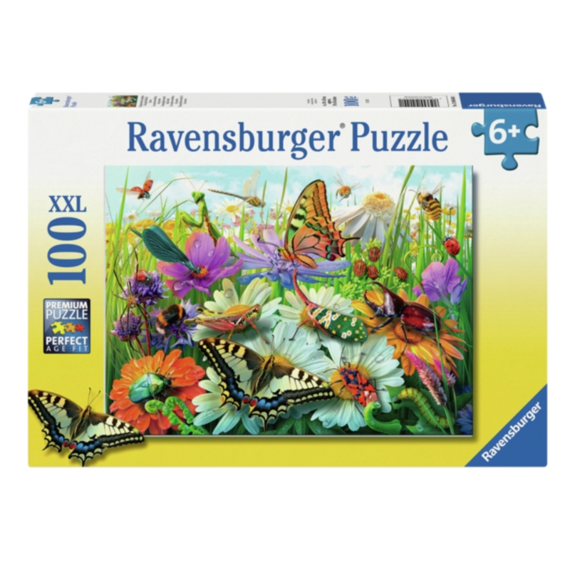 Puslespil 100XL - Wonderful world of insects