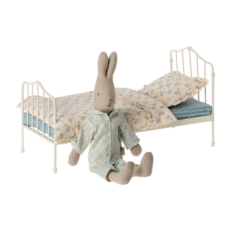 Miniature seng til kaniner - Blå