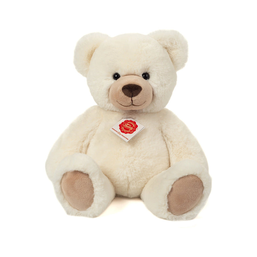 Bamse hvid teddy