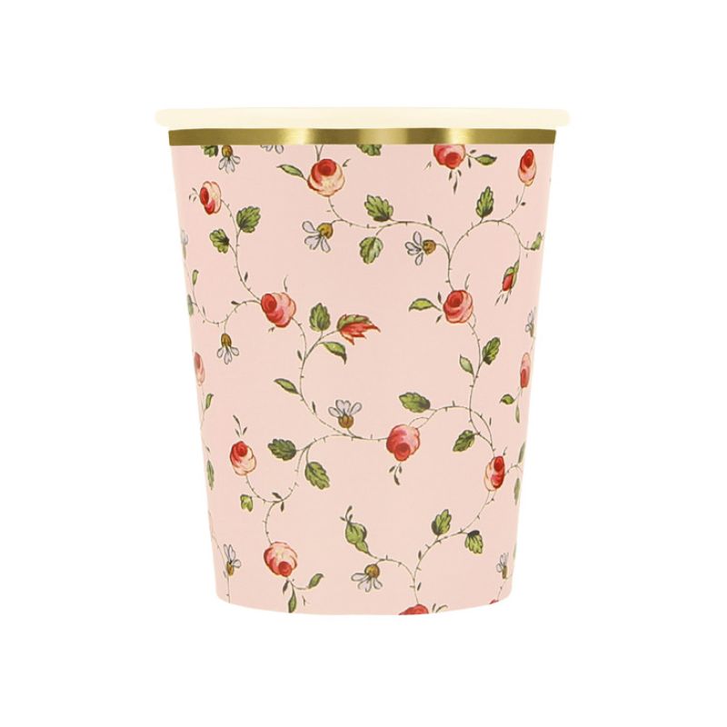 Kopper med blomster