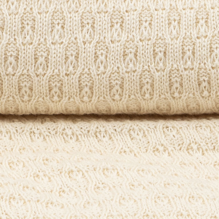 Venti Pointelle tæppe - Beige