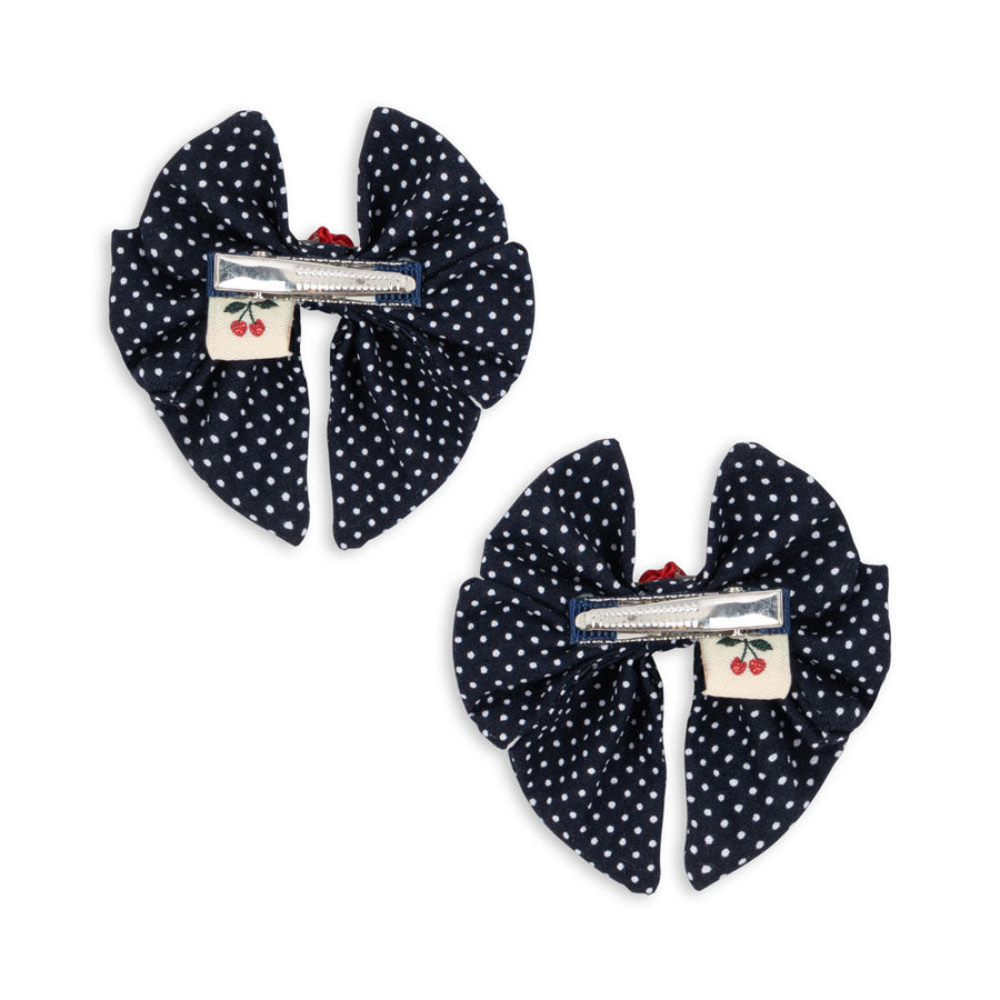 Hårsløjfer 2 pak rose - dot nuit