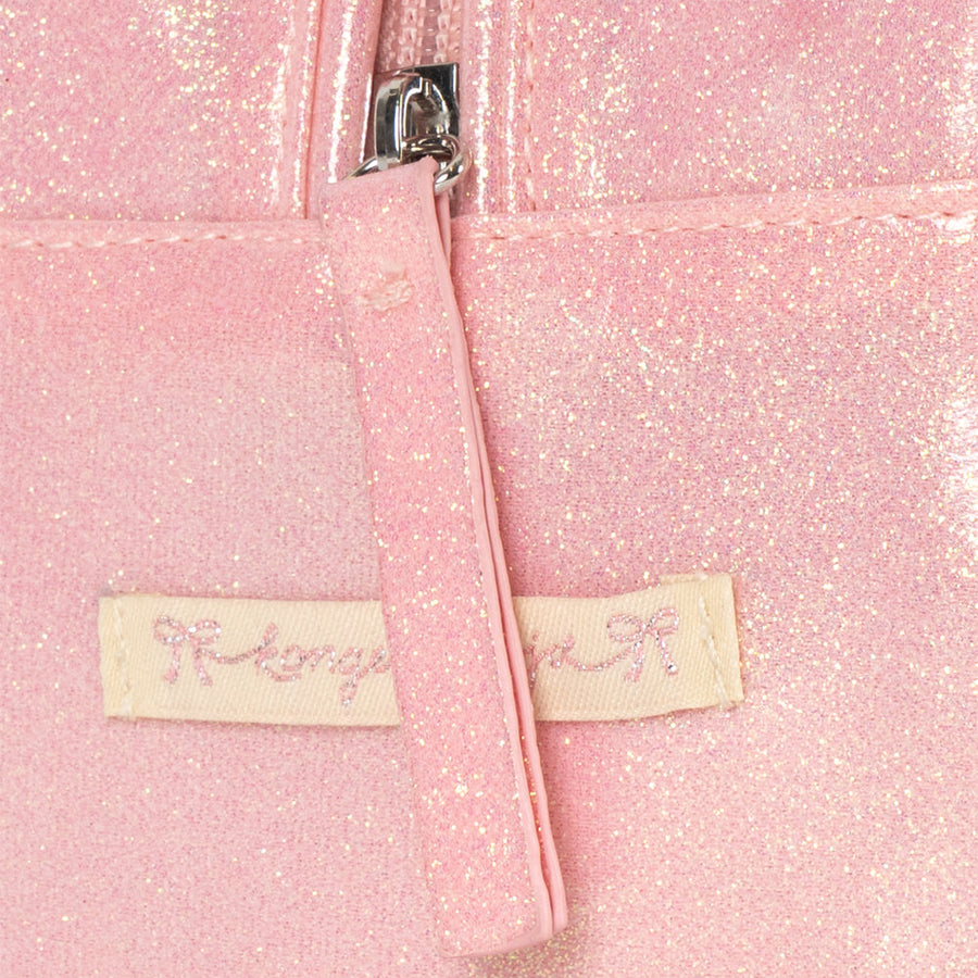 Toilettaske - Cerise glitter pink