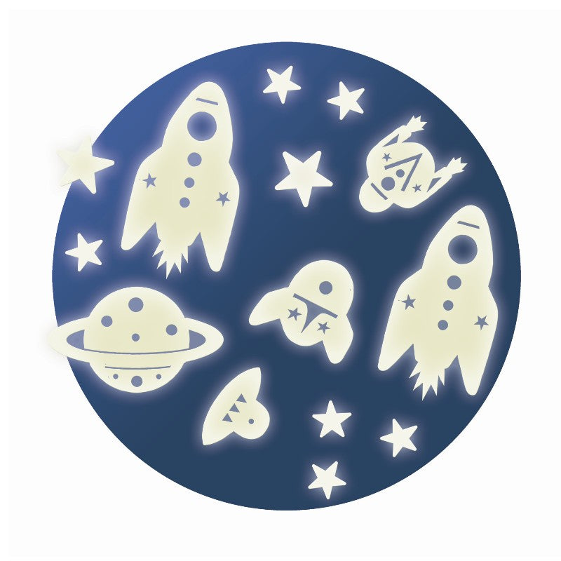 Selvlysende spacefigurer