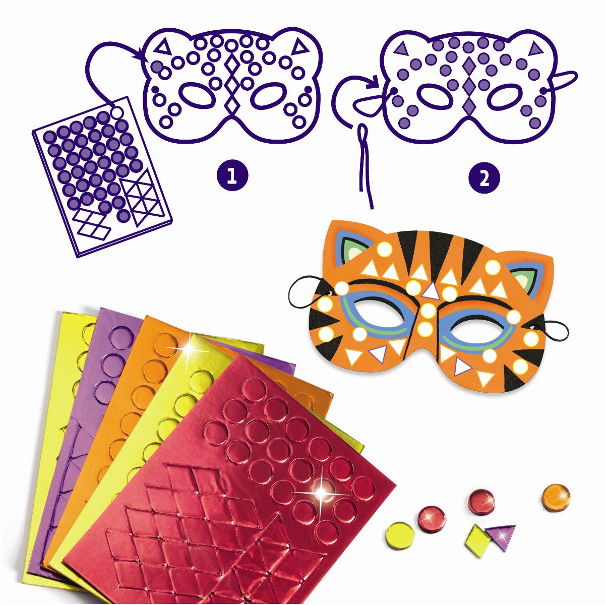 DIY - mosaikmasker