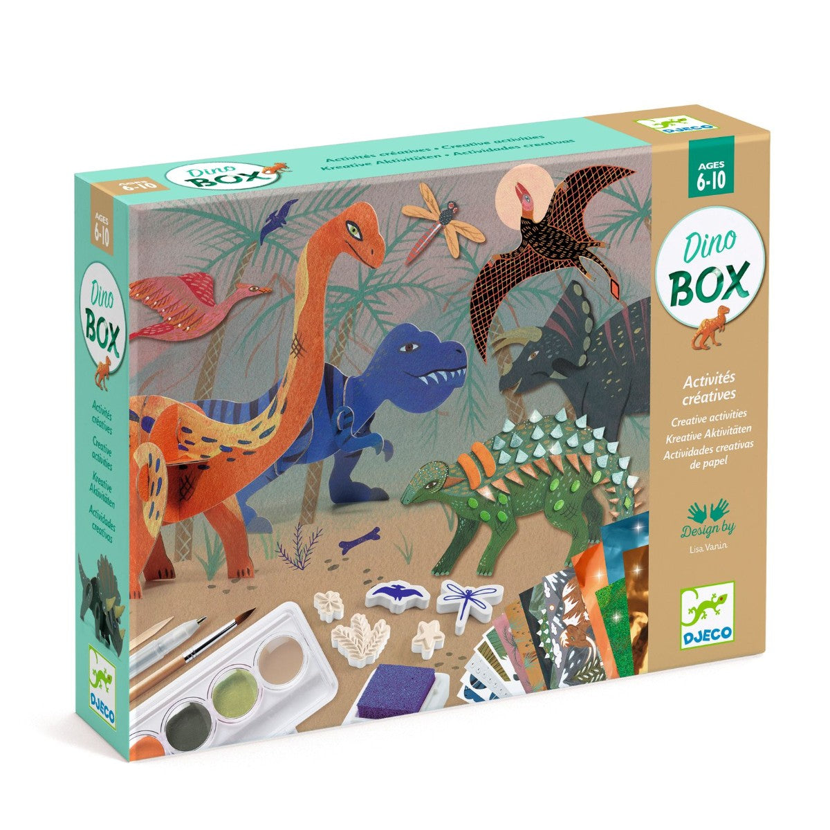 Kreativ aktivitetspakke - dinosauer