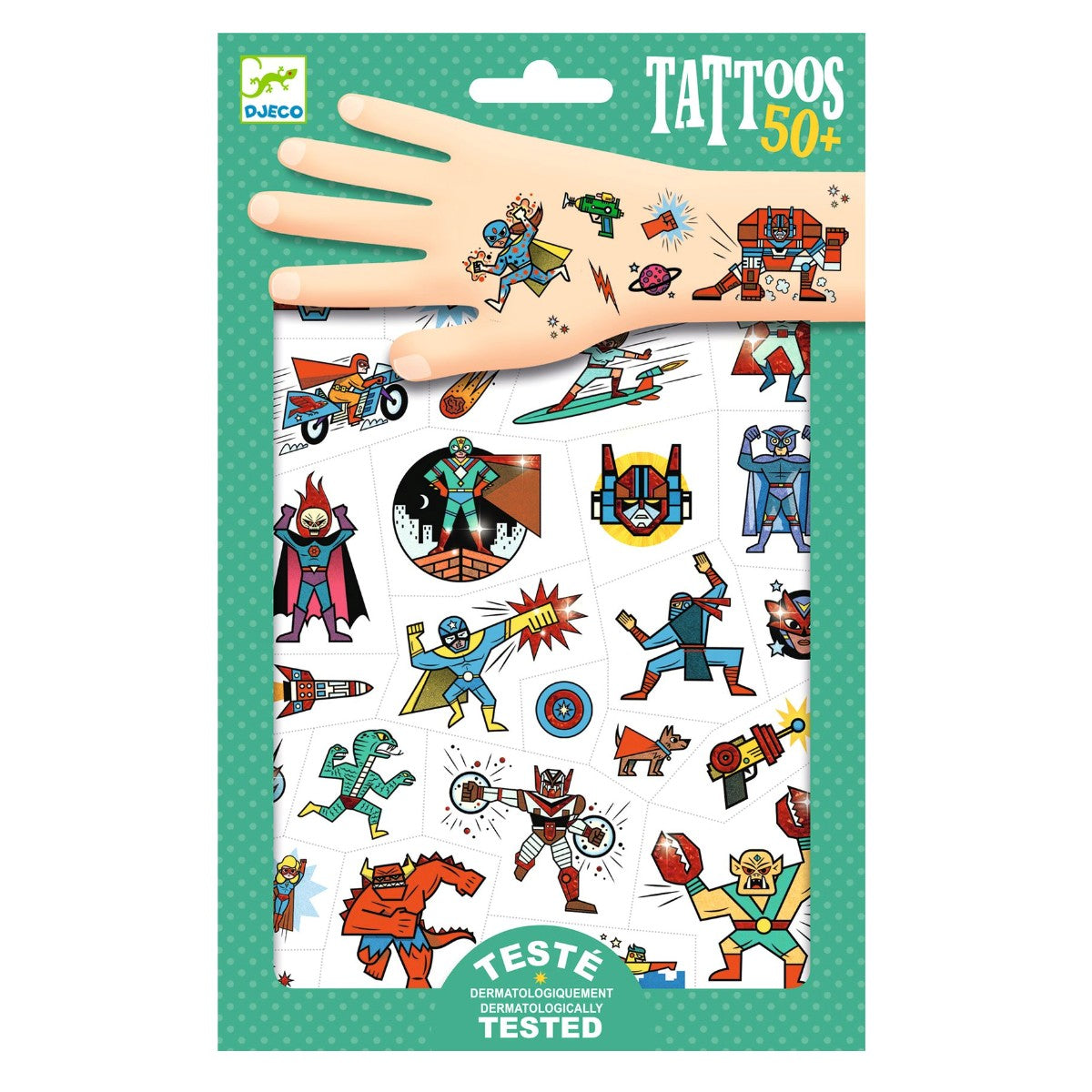 Tattoos Heroes vs villains