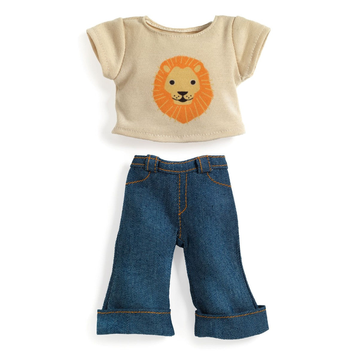 Dukketøj: Jeans og t-shirt