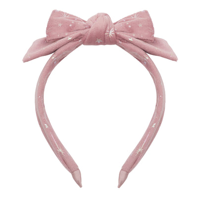 Hårbøjle - velvet starry Edie bow