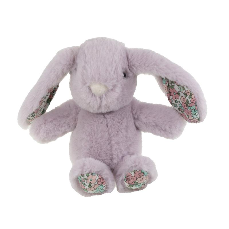 Tinka kanin - Lavendel m. blomsterprint (18cm)