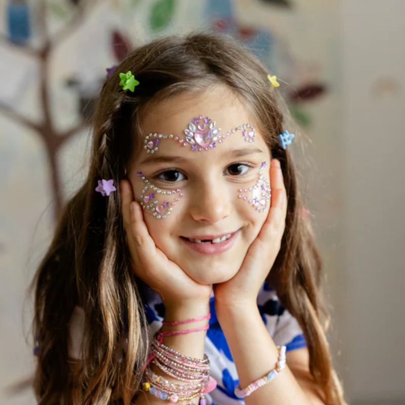 Ansigtskrystaller - Sommerfugleprinsesse