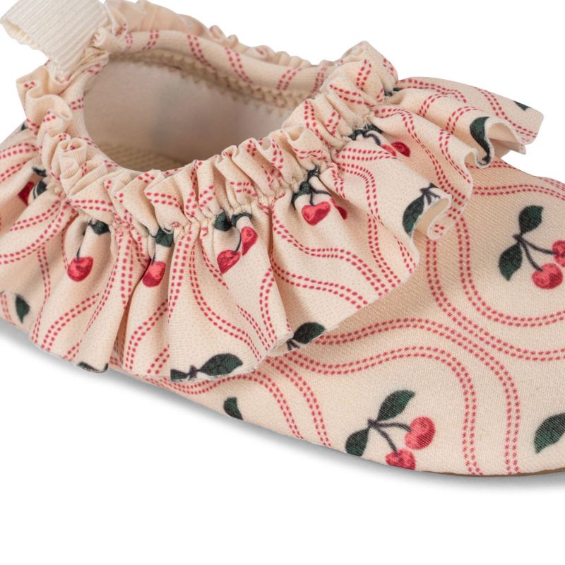 Badesko -  Cherry pink motif