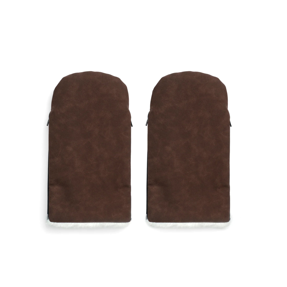Østerbro barnevognshandsker - brown faux suede