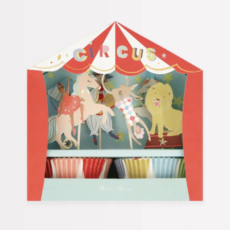 Cupcakesæt - Cirkus