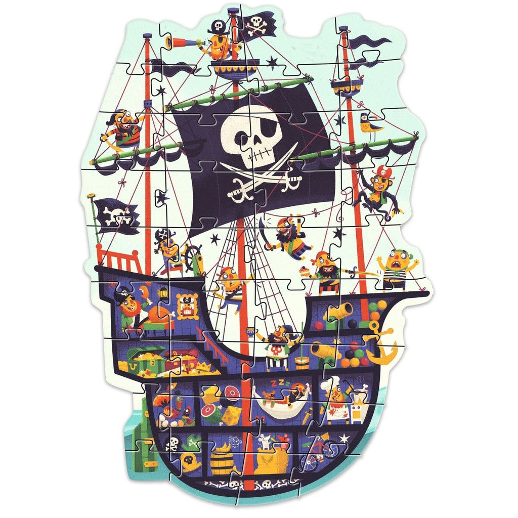 Pusle gigant 36 brikker - Piratskib
