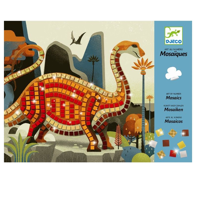 Mosasaik-pakke dinoer