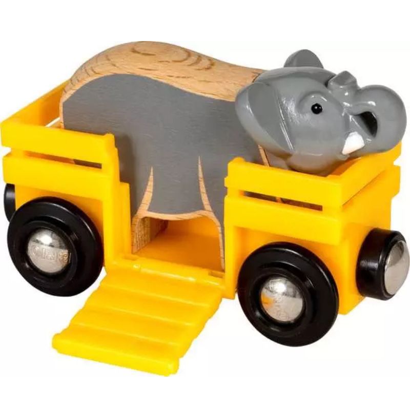 Togvogn m/ elefant