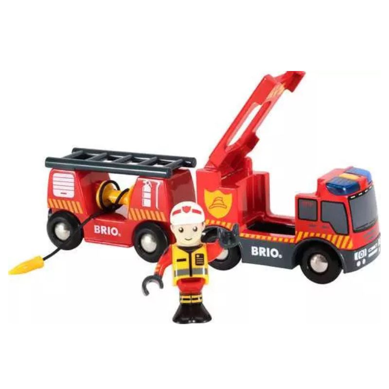 Brandbil med figur