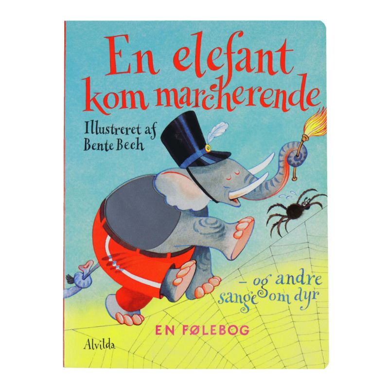En elefant kom marcherende