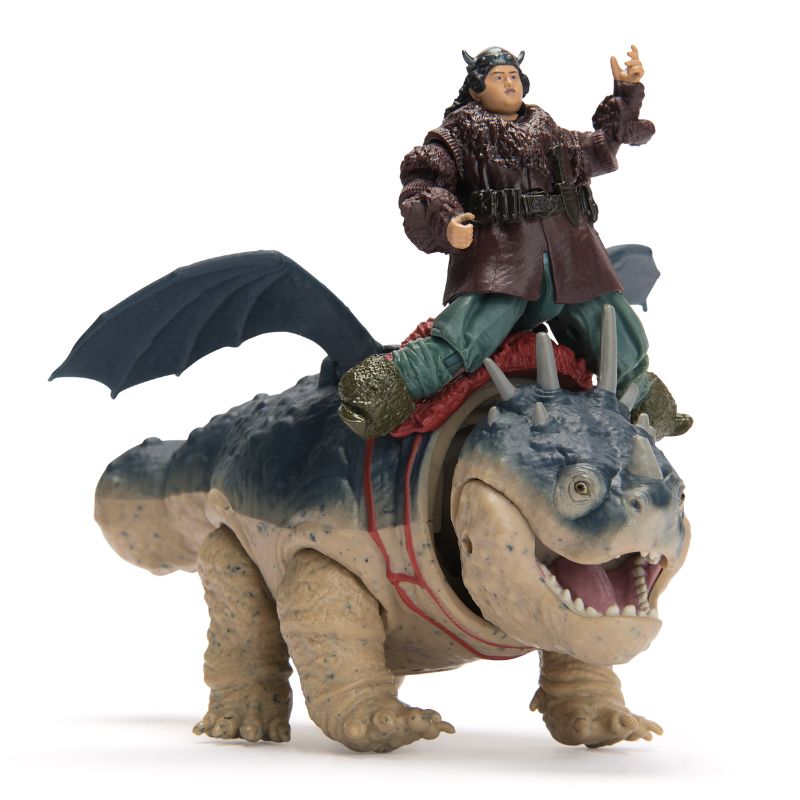 Gronckle drage + Fishlegs figur