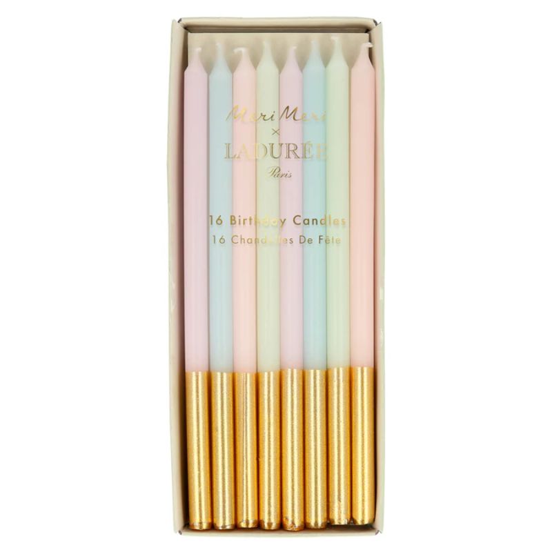 Kagelys Ladurée - Gulddyppet