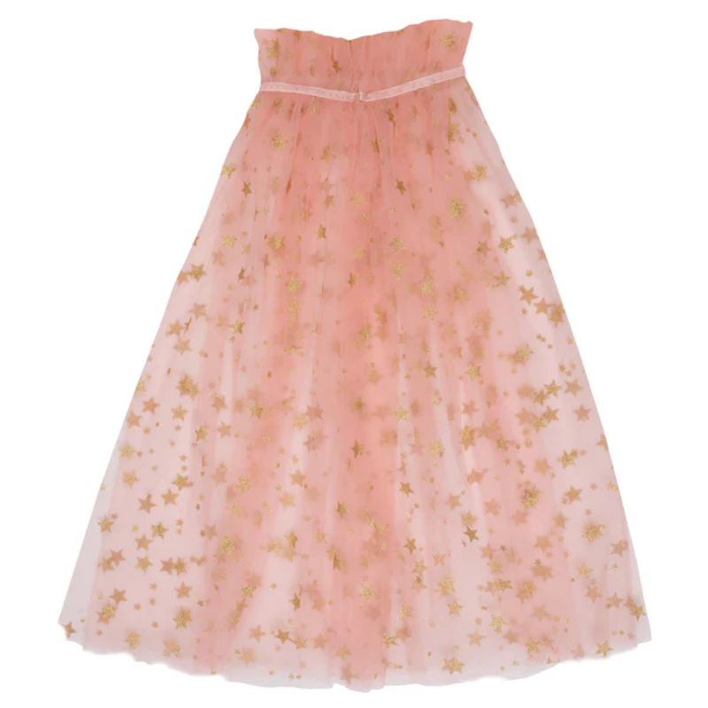 Kappe - pink med stjerner