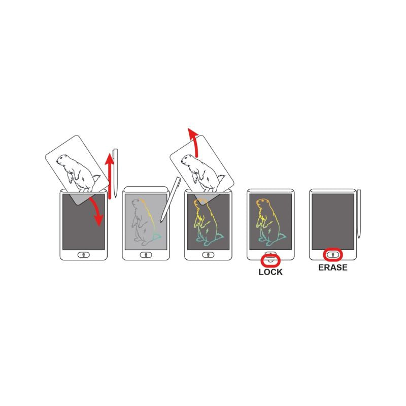 Kidydraw minisketch tegnetablet - Kawai