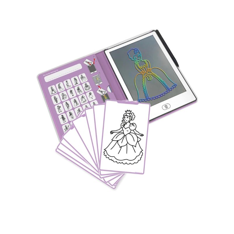 Kidydraw minisketch tegnetablet - Prinsesse