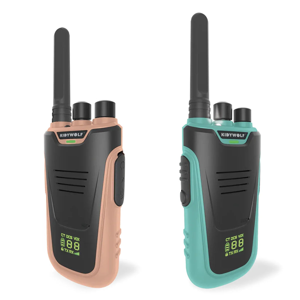 Kidytalk Walkie talkie sæt - nude / cyan