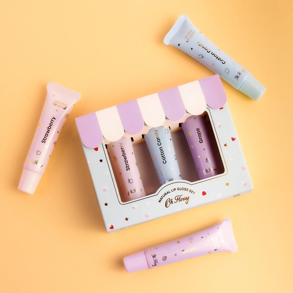 Lip gloss sæt 3 stk