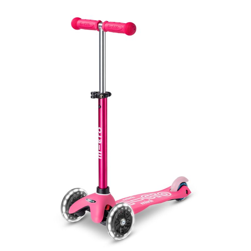 Mini løbehjul - pink
