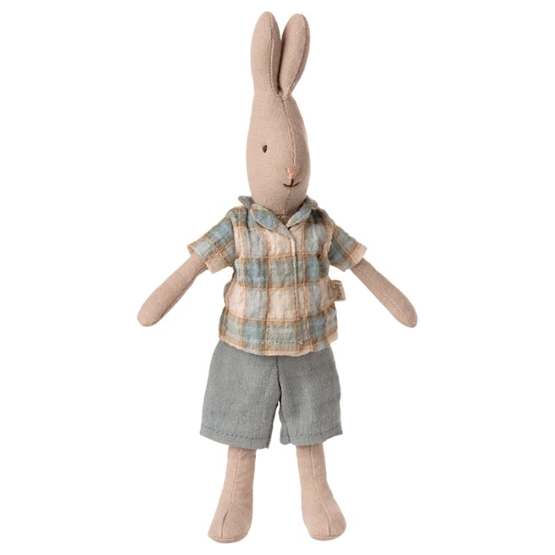 Hare i skjorte og shorts str. 1