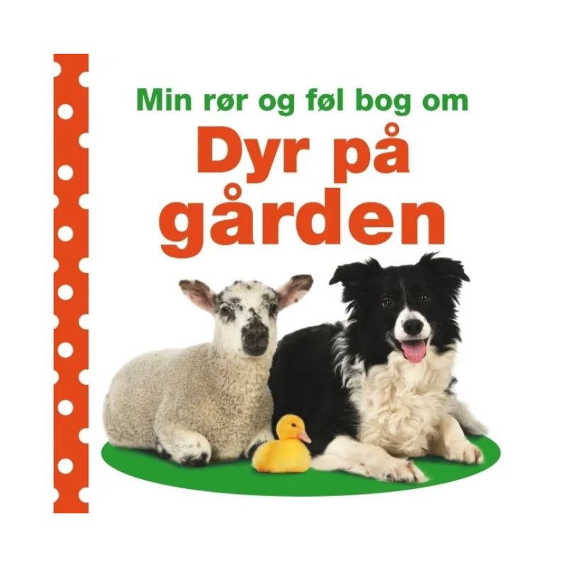 Min rør og føl bog om dyr på gården