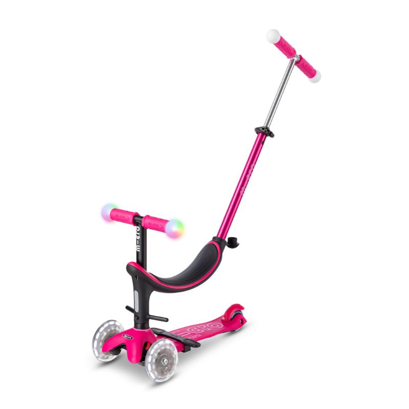 Mini2grow løbehjulsæt pink