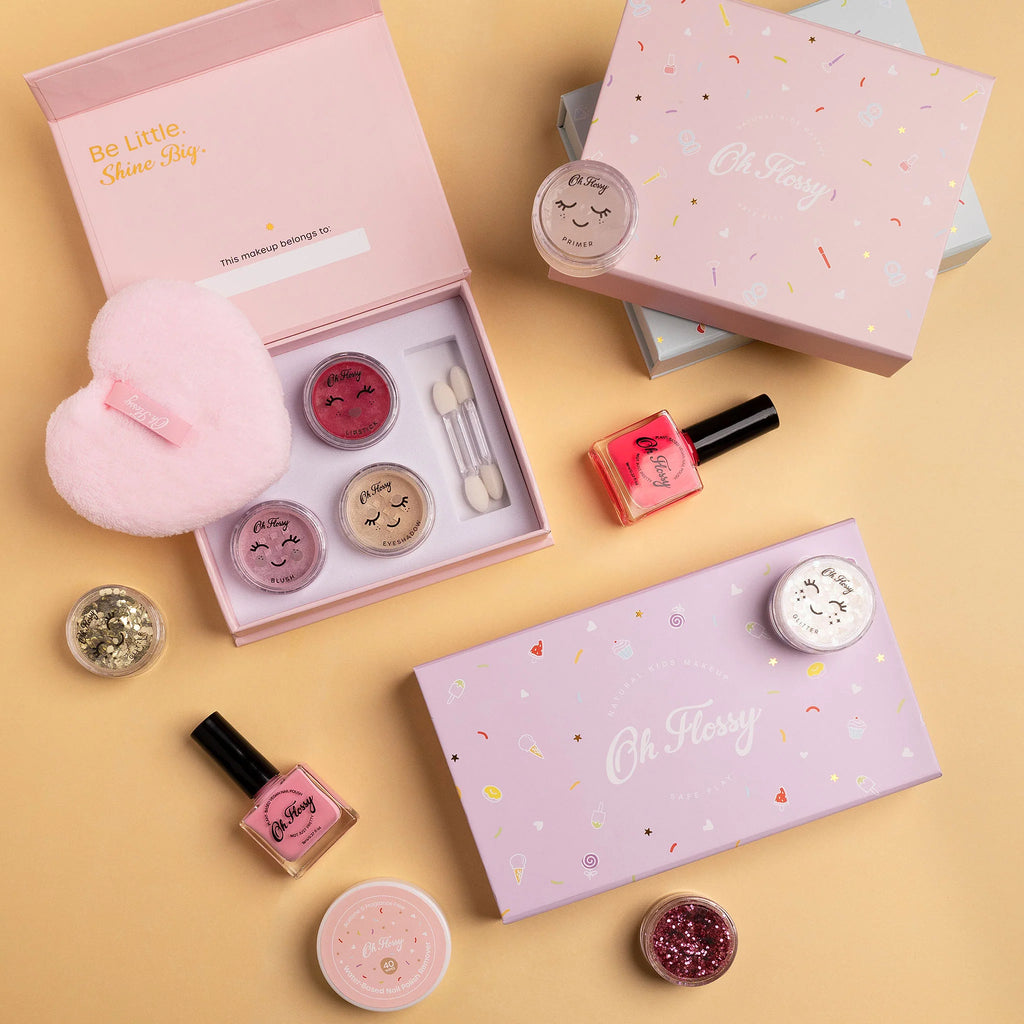 Mini børne makeup sæt - lyserødt