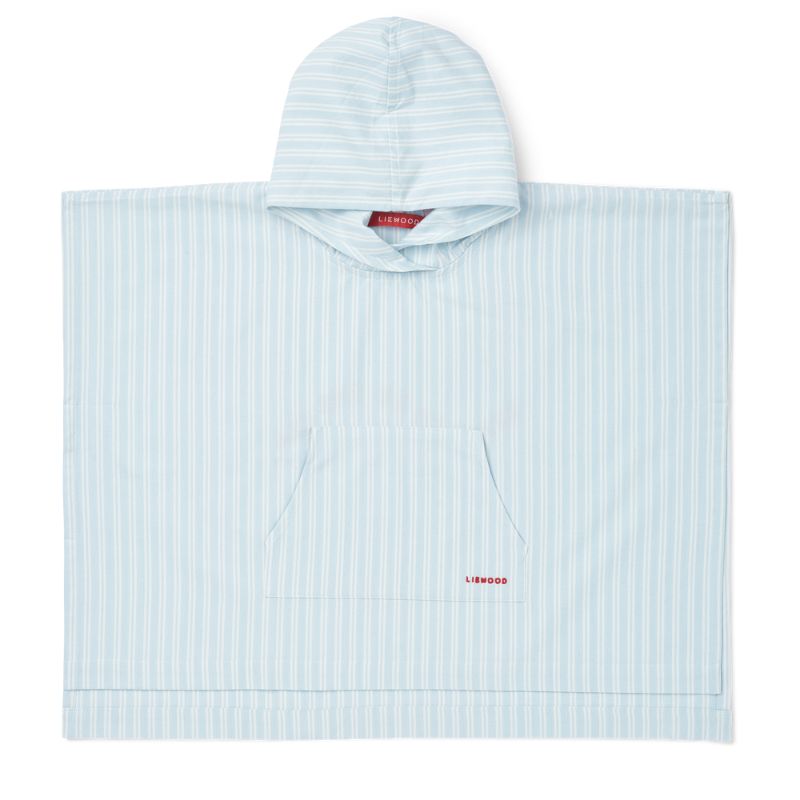 Kaiden poncho - Pure sky/ creme de la creme