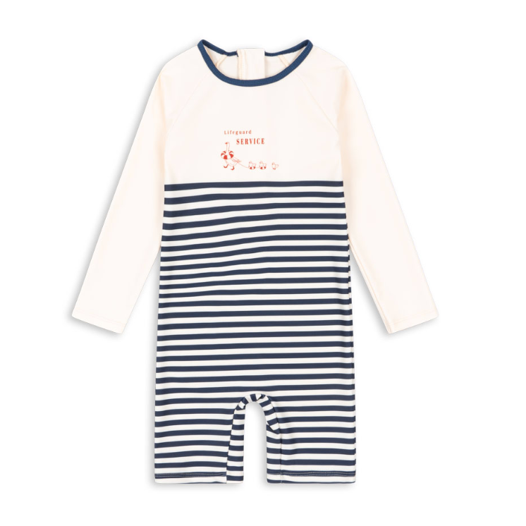 Aster UV dragt - Marin stripe