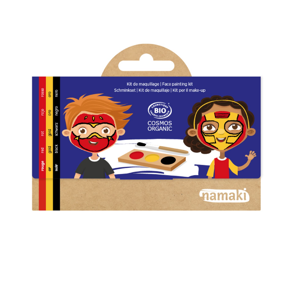 Namaki ansigtsmaling - Ninja og superhelt
