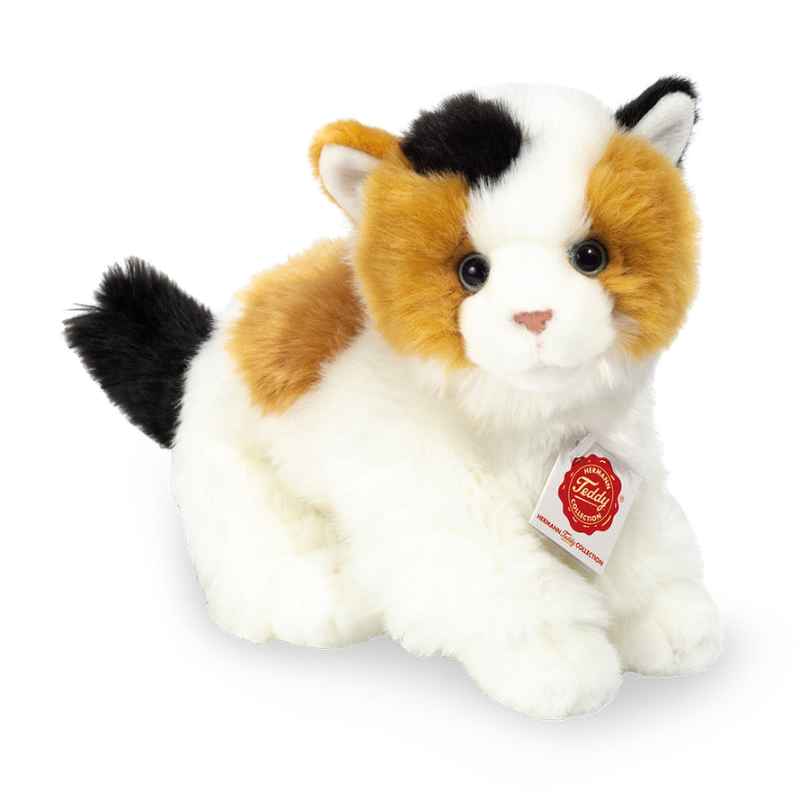 Bamse kat sort/hvid/brun