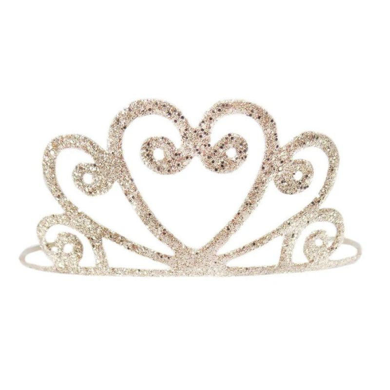 Glitter Tiara - Guld