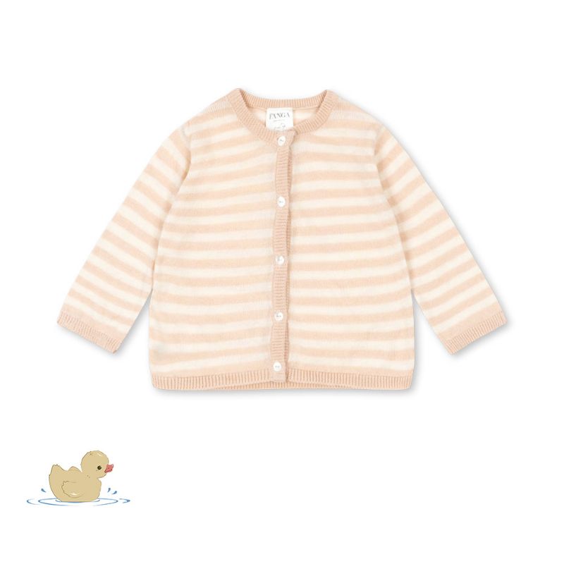 Venti strik cardigan - Cameo rosa