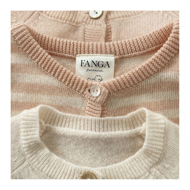 Venti strik cardigan - Cameo rosa