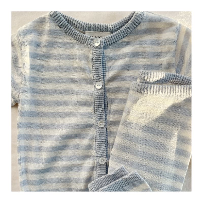 Venti strik cardigan - Gray dawn